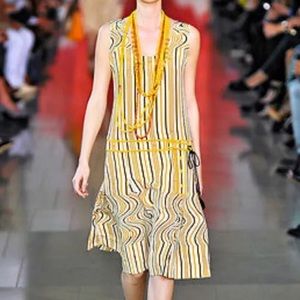 Tory Burch Adora Shore Marin stripe silk